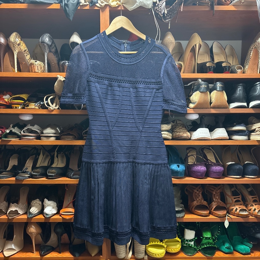 Beautiful dark blue Herve leger